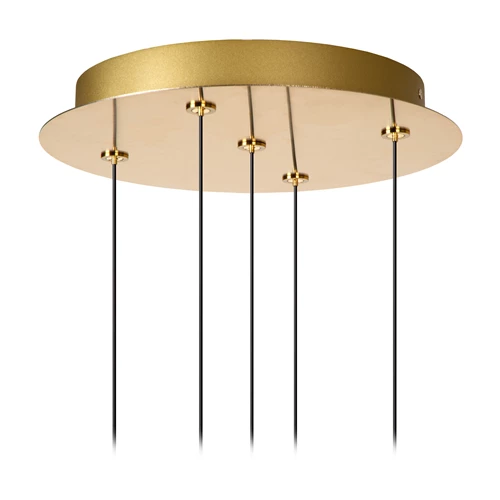 Lucide KLIGANDE - Pendant light - Ø 30 cm - LED Dim. - 5x8W 2700K - Matt Gold / Brass - detail 3